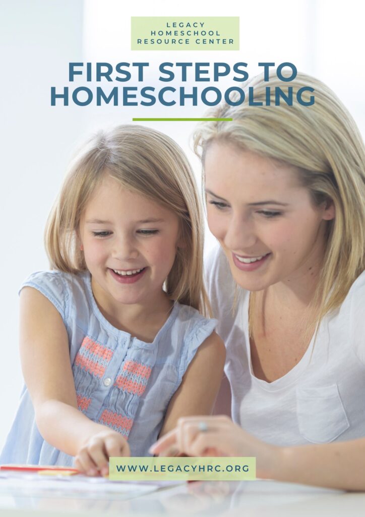 Free First Steps to Homeschooling guide