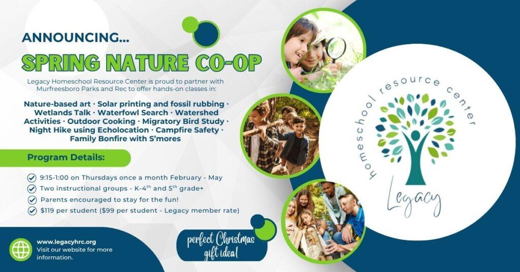 homeschool nature co op